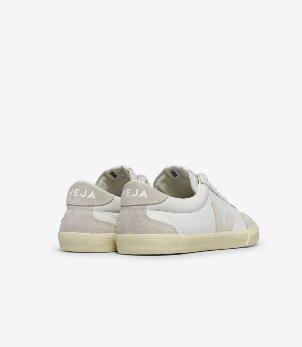 VOLLEY LEATHER WHITE NATURAL<VEJA Discount