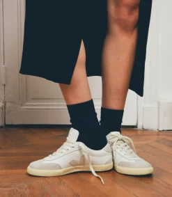 VOLLEY LEATHER WHITE NATURAL<VEJA Discount
