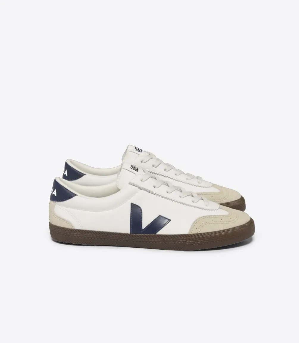 VOLLEY LEATHER WHITE NAUTICO BARK<VEJA Online