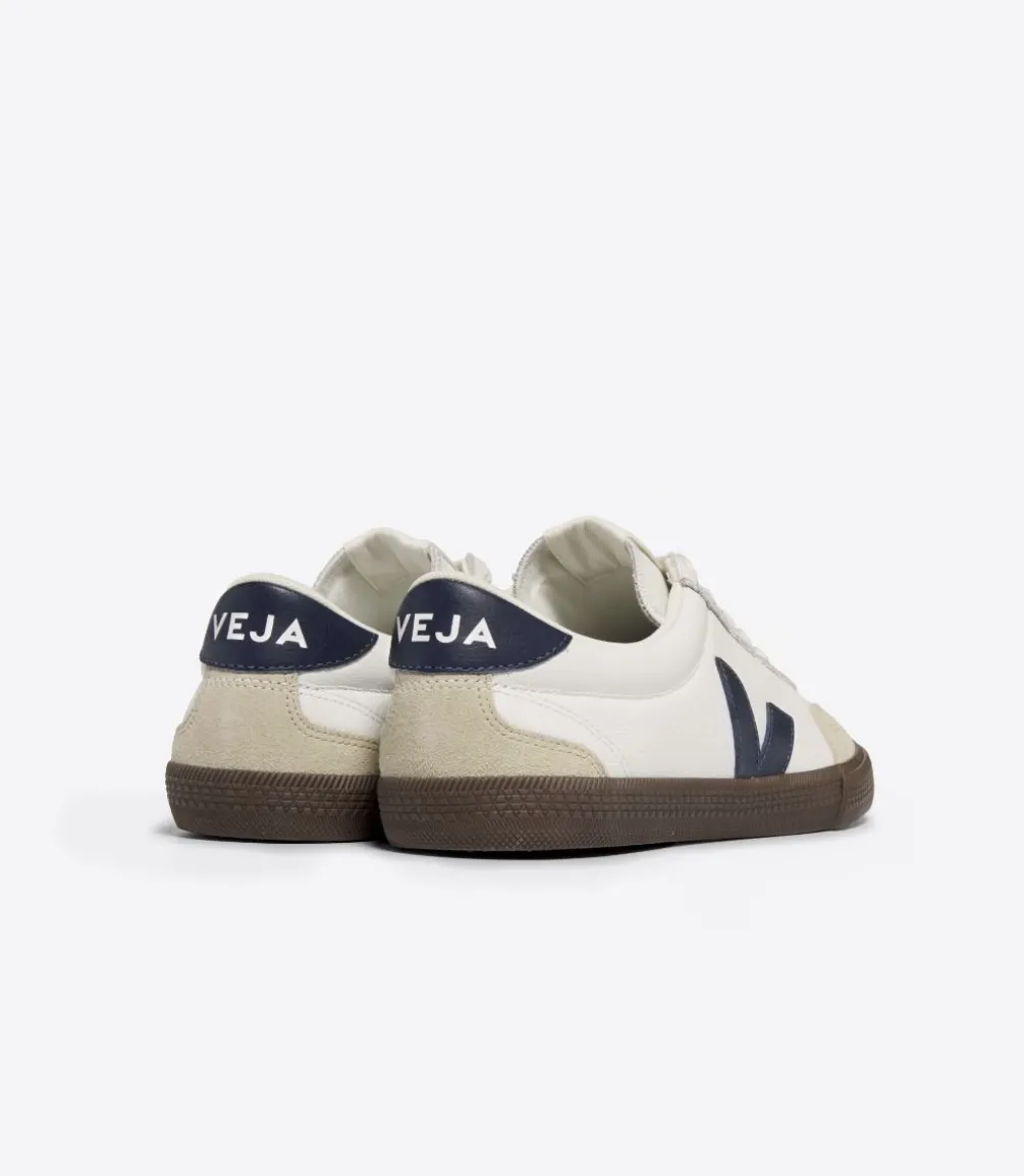 VOLLEY LEATHER WHITE NAUTICO BARK<VEJA Online