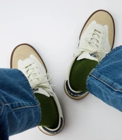 VOLLEY LEATHER WHITE NAUTICO BARK<VEJA Online
