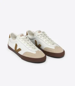 VOLLEY LEATHER WHITE TENT BARK<VEJA Best