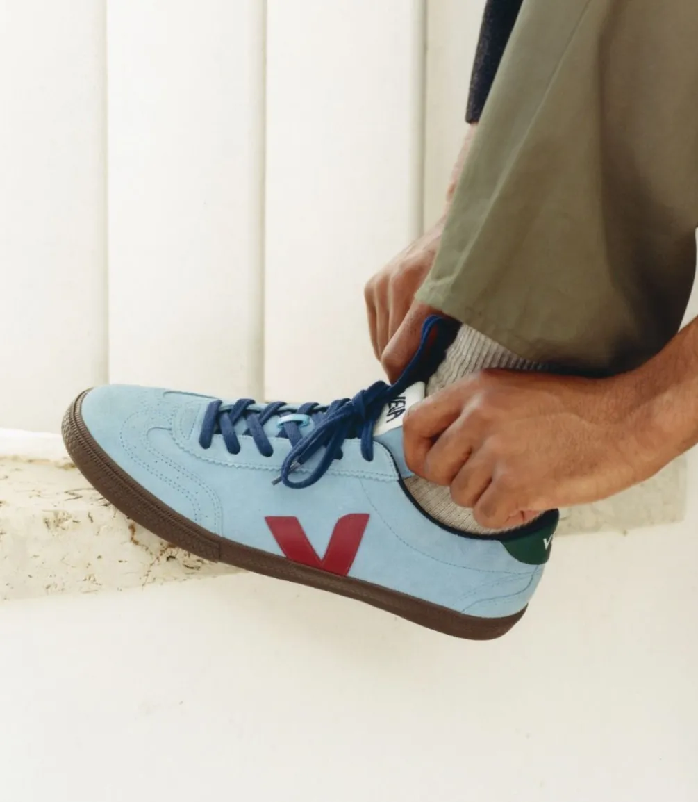 VOLLEY SUEDE AQUA MARSALA EAGLE<VEJA Store