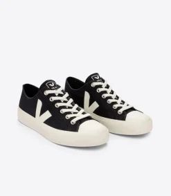 WATA II LOW CANVAS BLACK PIERRE<VEJA Clearance
